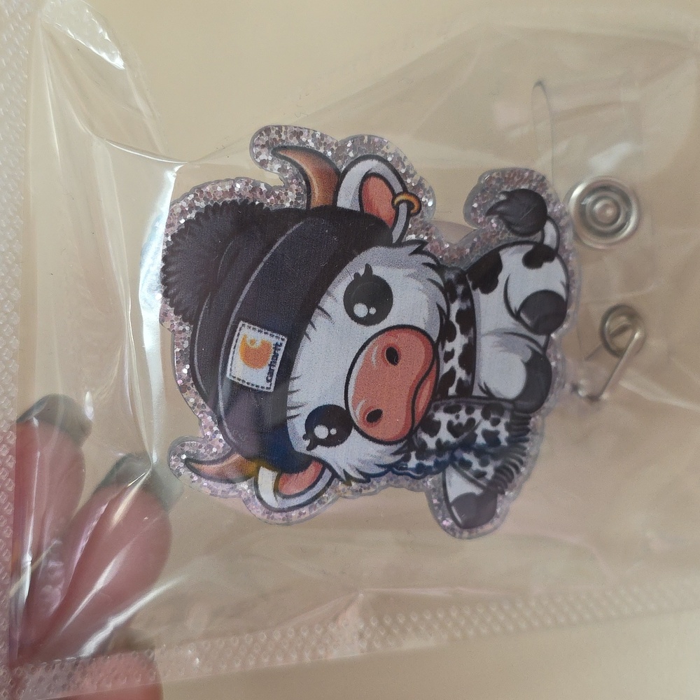 Cow badge